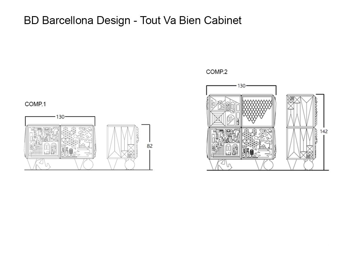 Barcelona Design Tout Va Bien Sideboard
