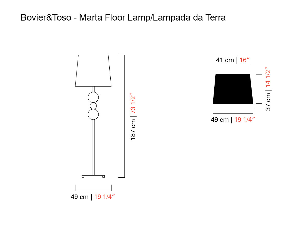 Торшер Barovier&Toso Marta 5577