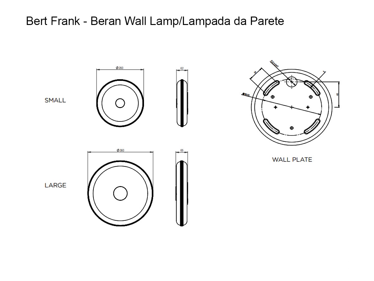 Bert Frank Beran Wall Lamp