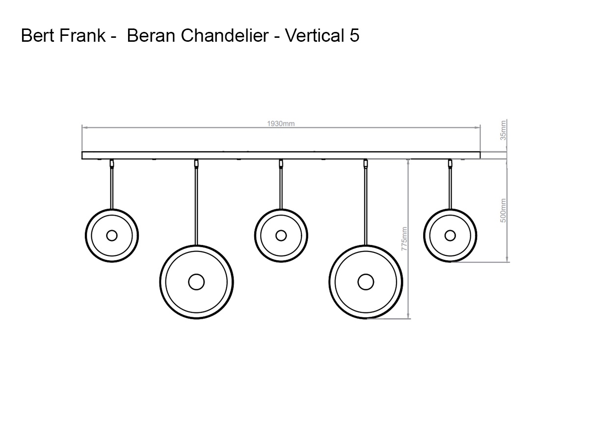 Bert Frank Beran Chandelier Vertical 5