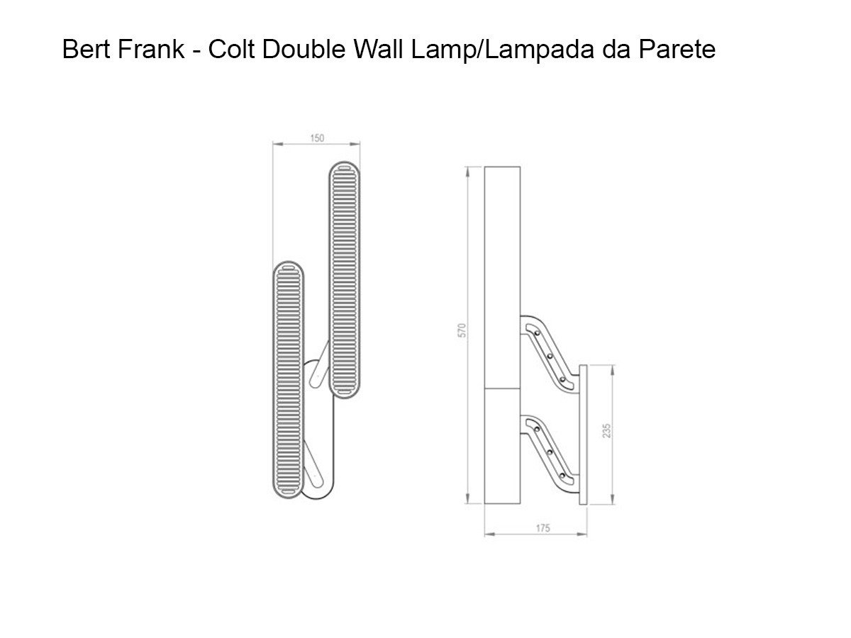 Bert Frank Colt Double Wall Lamp