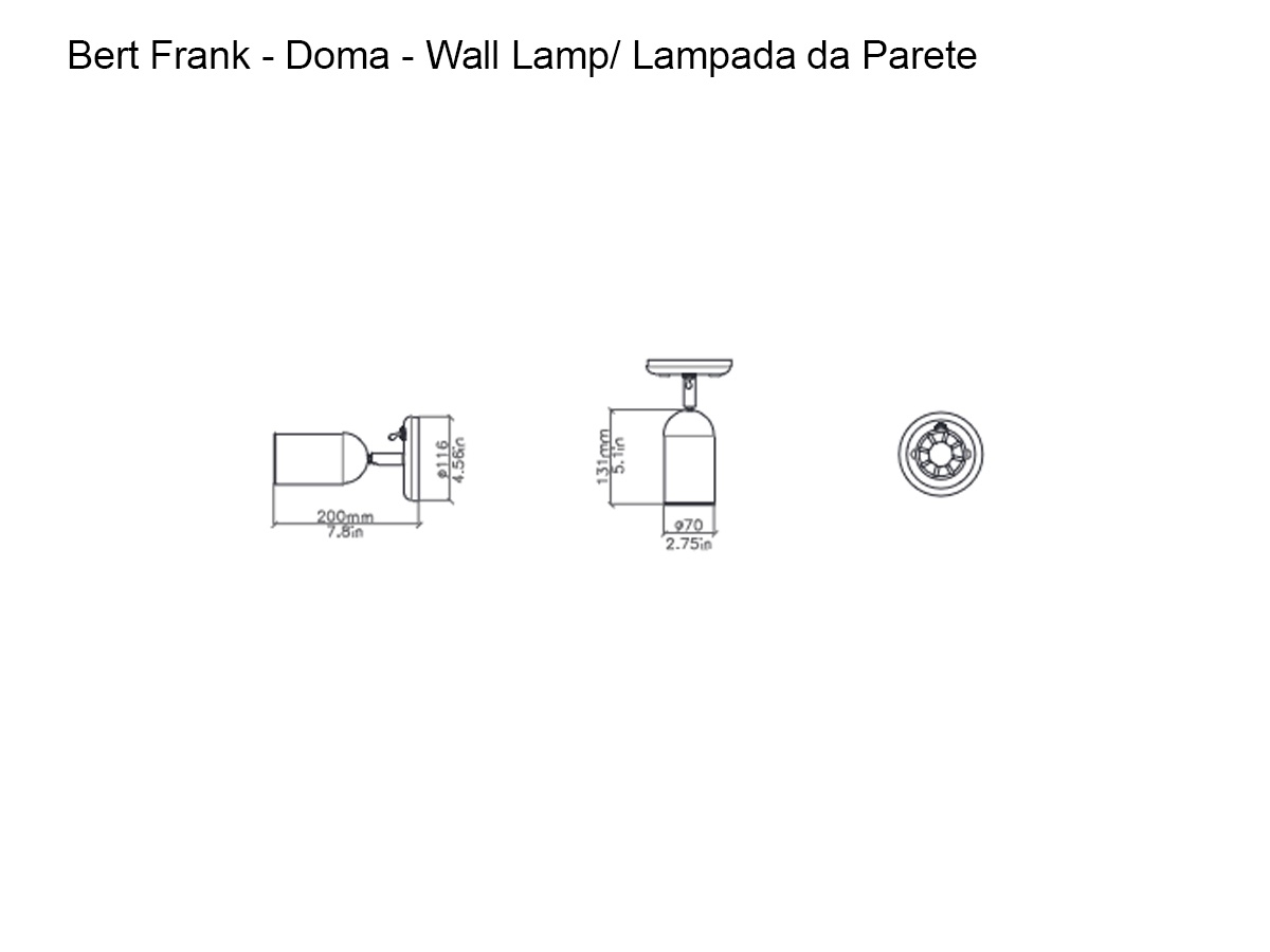Bert Frank Doma Wall Lamp