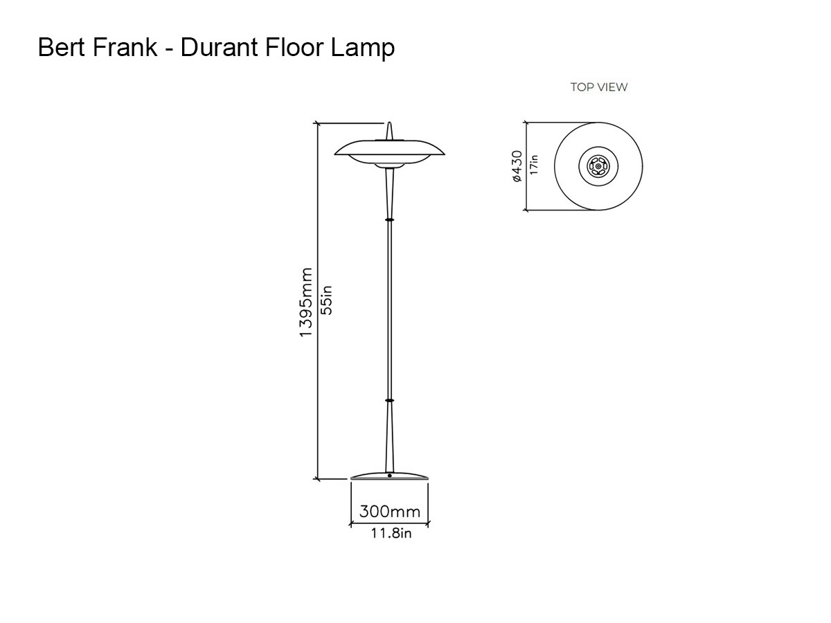 Bert Frank Durant Floor Lamp
