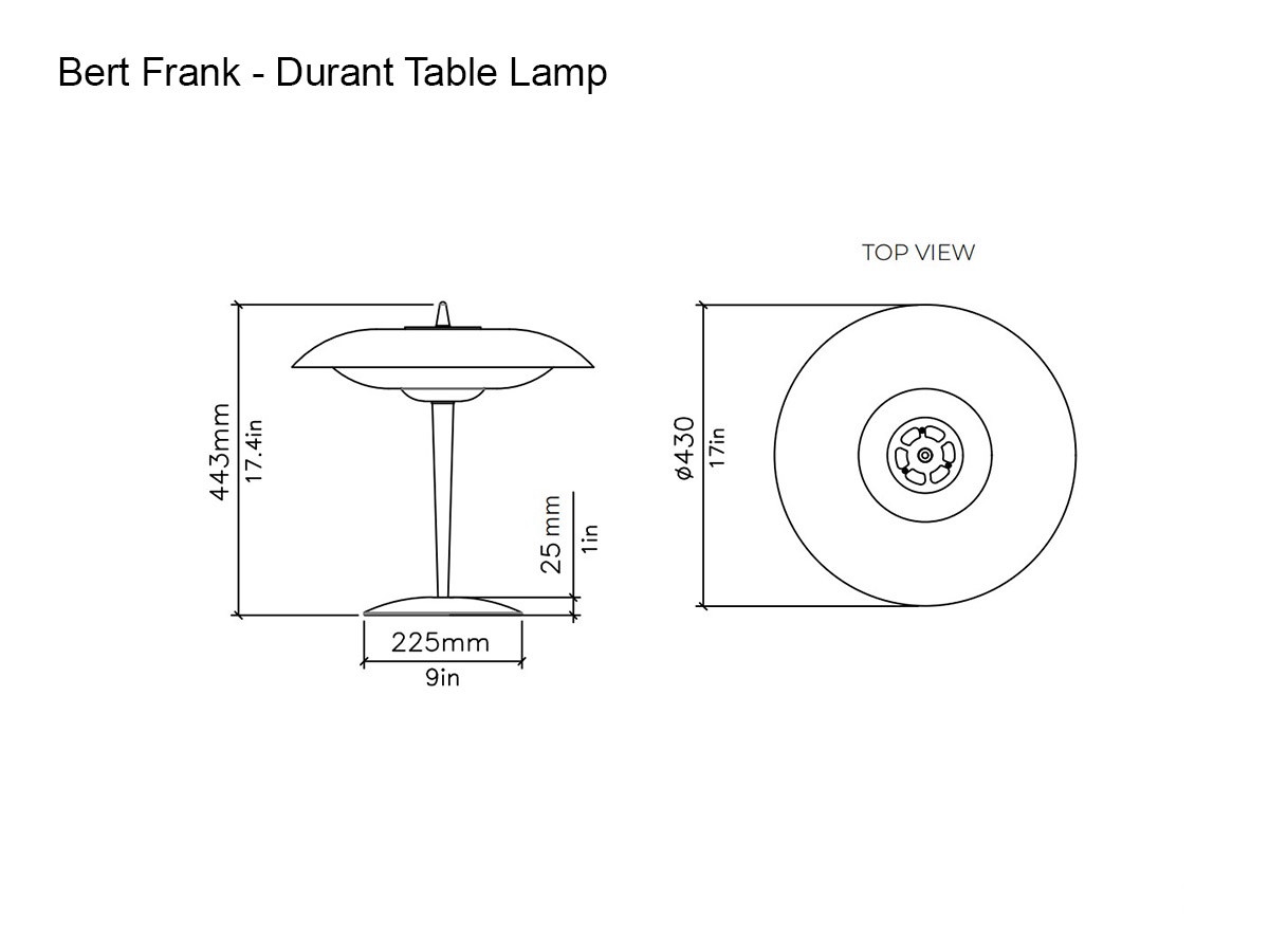 Bert Frank Durant Table Lamp