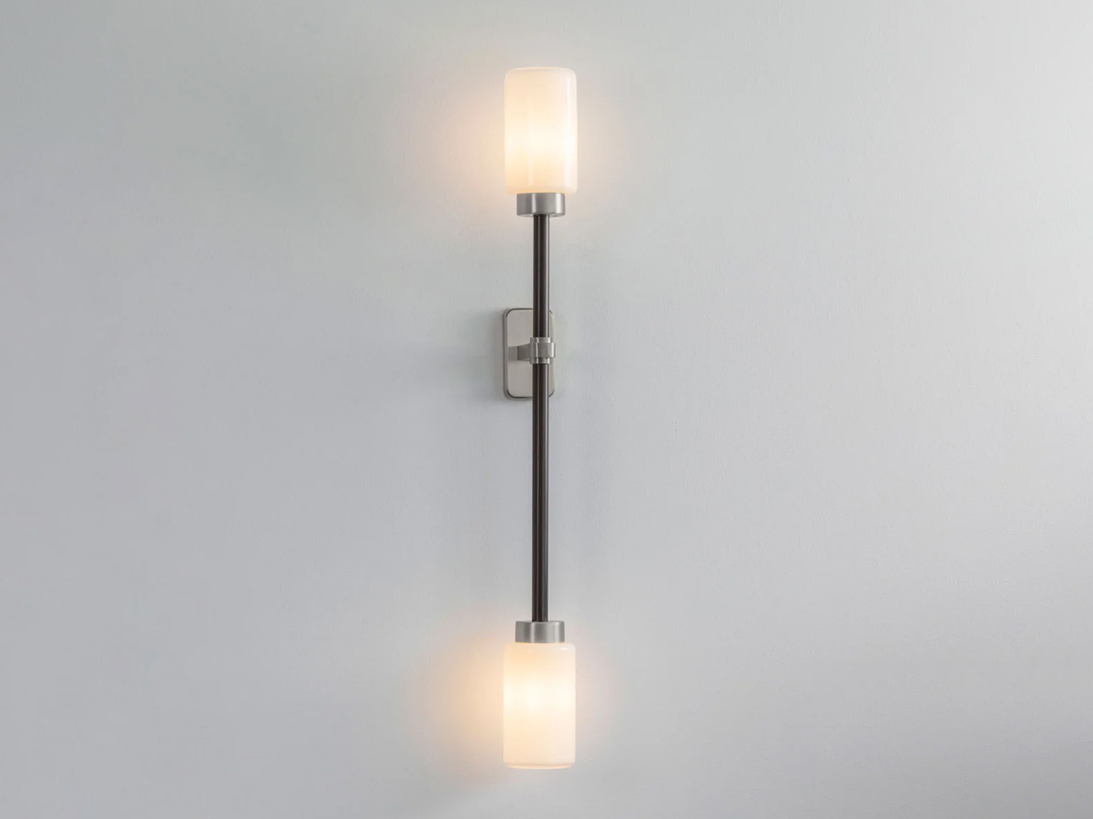 Bert Frank Farol Wall Lamp Single Dual Satin Nickel Ip44