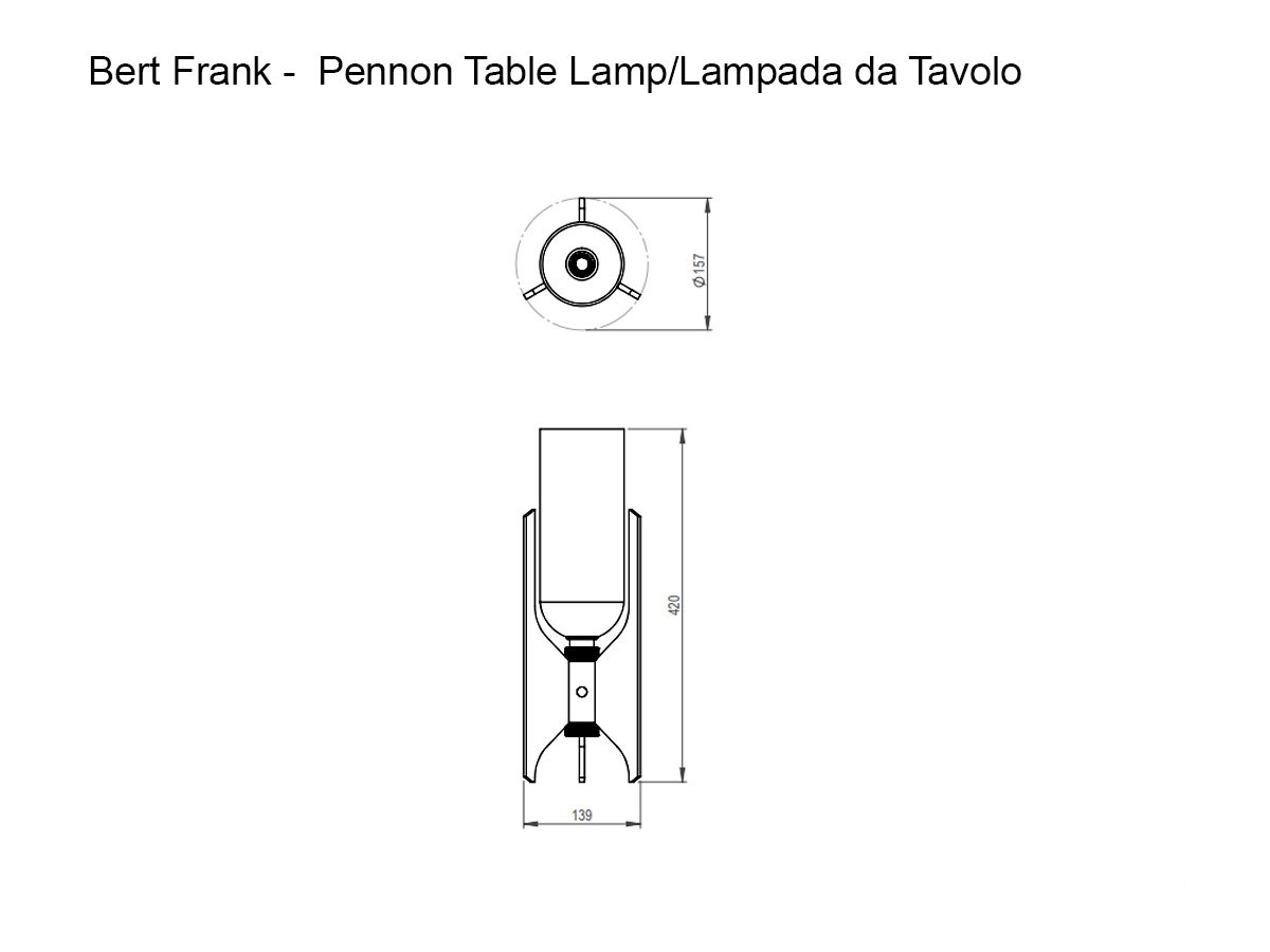 Bert Frank Pennon Table Lamp