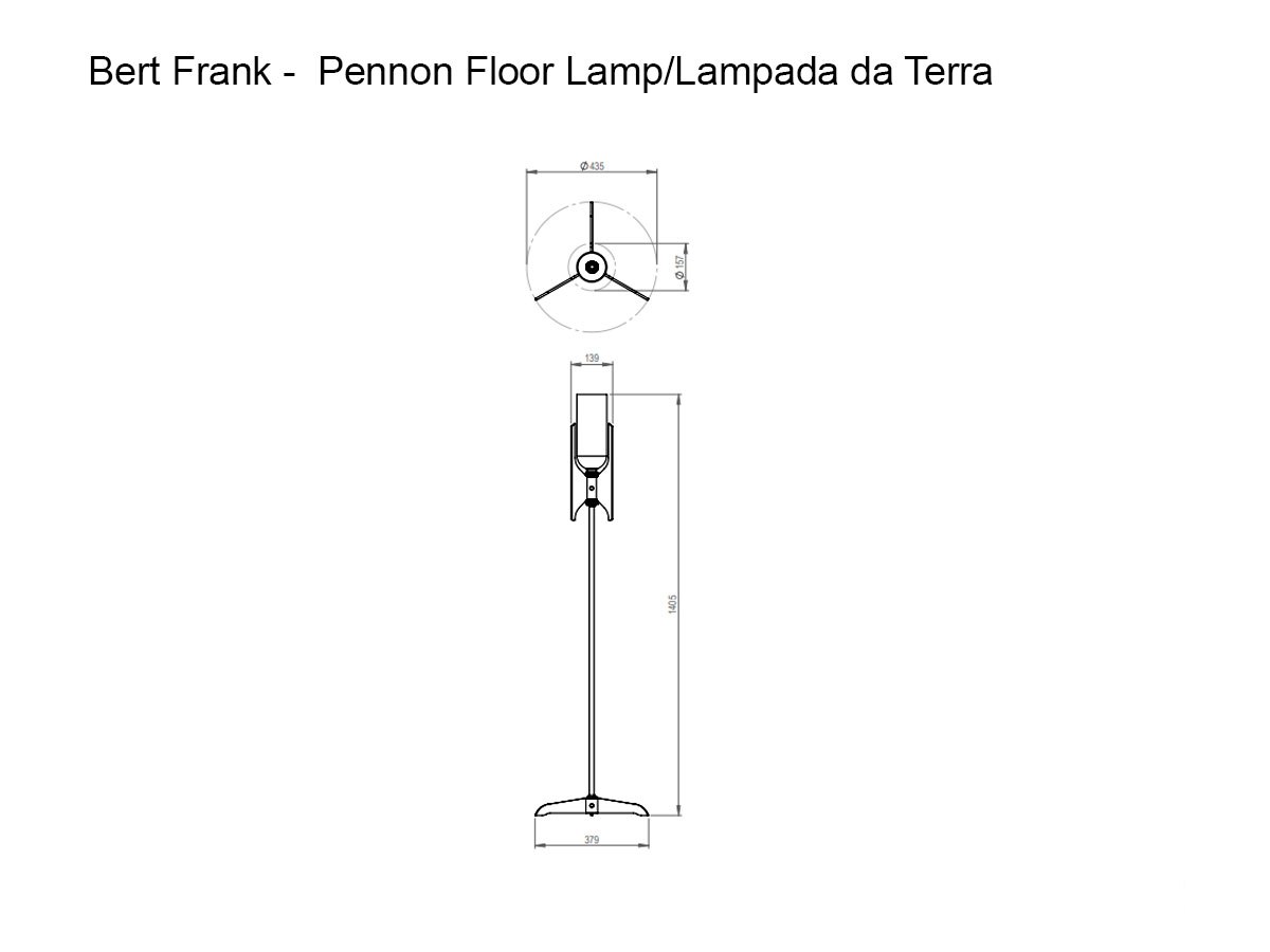 Bert Frank Pennon Floor Lamp