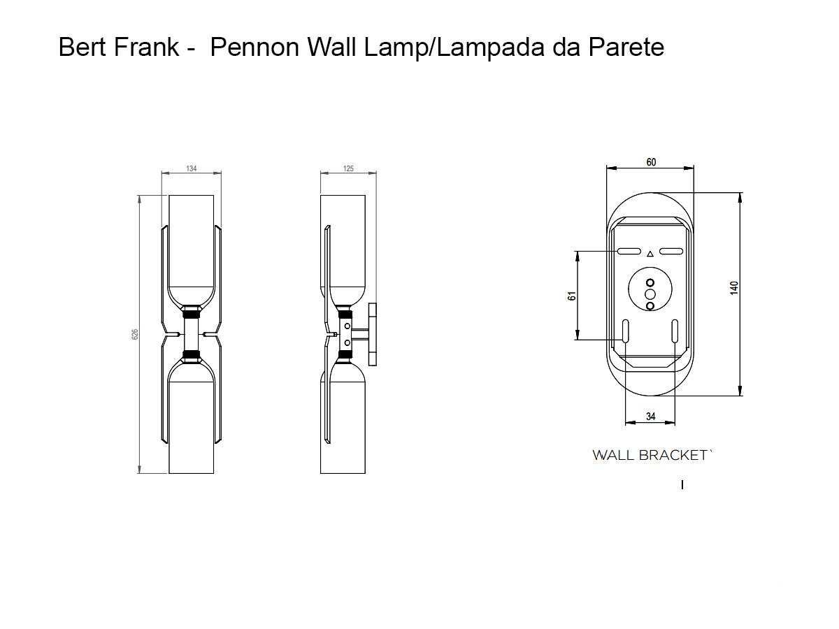 Bert Frank Pennon Wall Lamp