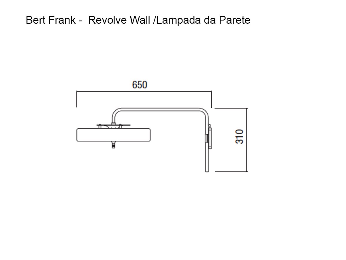 Bert Frank Revolve Wall Lamp