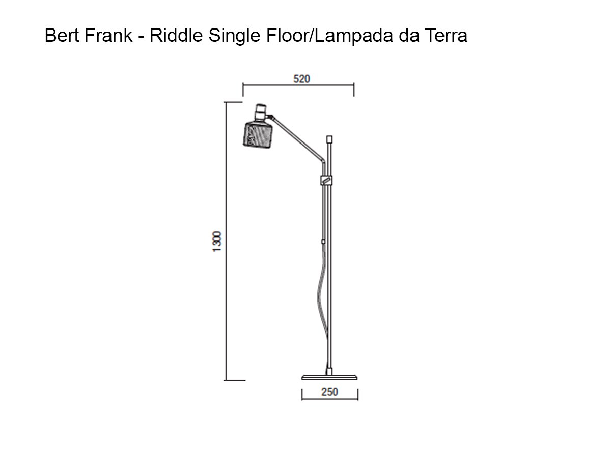 Bert Frank Riddle Single Floor Lamp