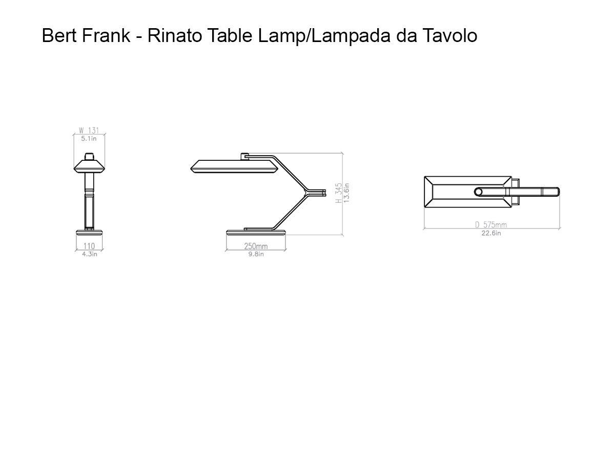 Bert Frank Rinato Table Lamp