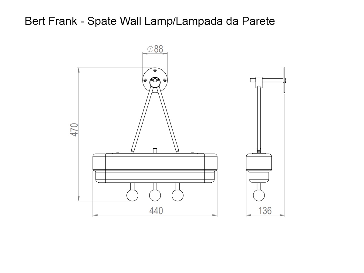 Bert Frank Spate Wall Lamp
