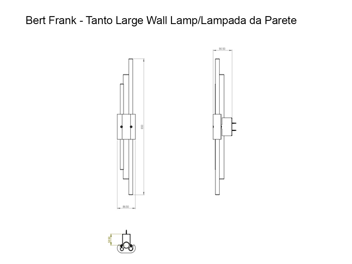 Bert Frank Tanto Large Wall Lamp