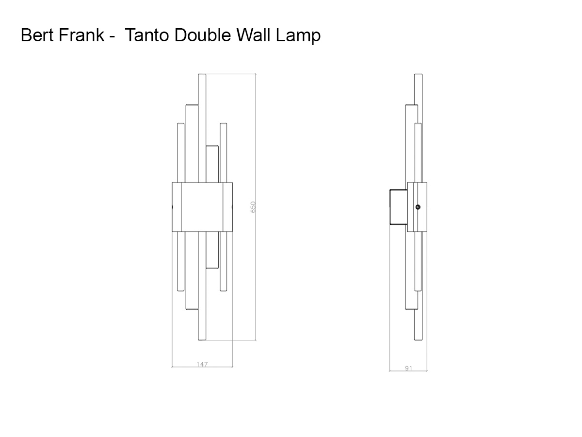 Bert Frank Tanto Double Wall Lamp