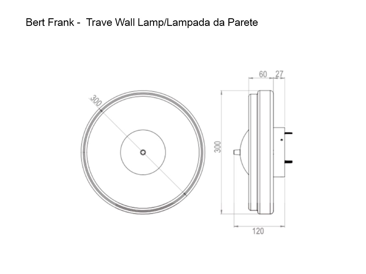 Bert Frank Trave Wall Lamp