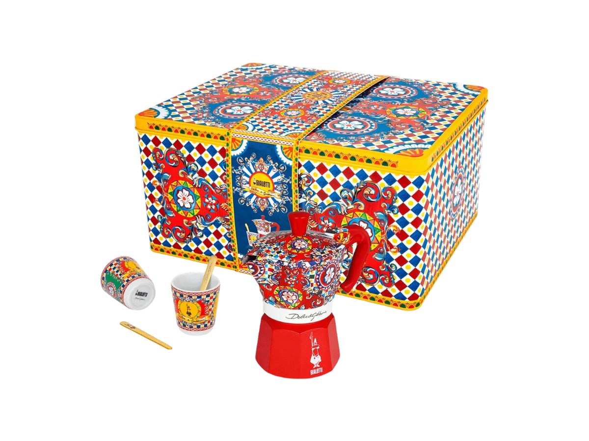 Сервиз Bialetti Box Moka Express Carretto Siciliano, кофе