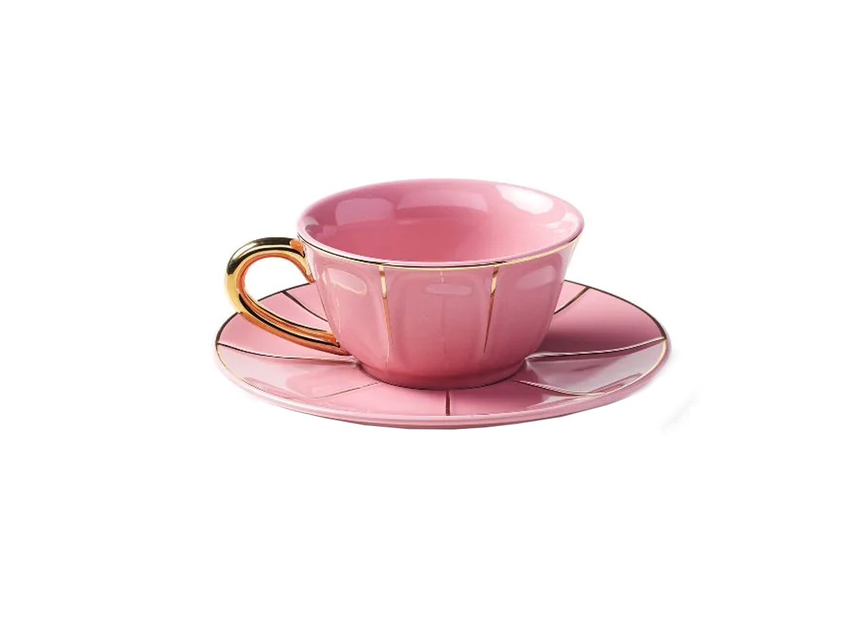 Кружка Bitossi Home Vintage, с блюдцем