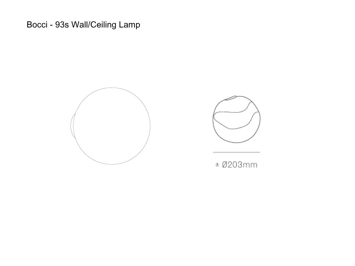 Bocci 93s Wall Ceiling Lamp