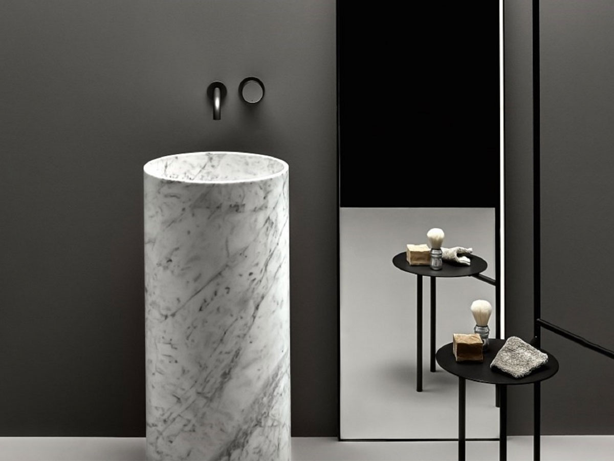 Отдельностоящая раковина Boffi PH Stone, на колонне