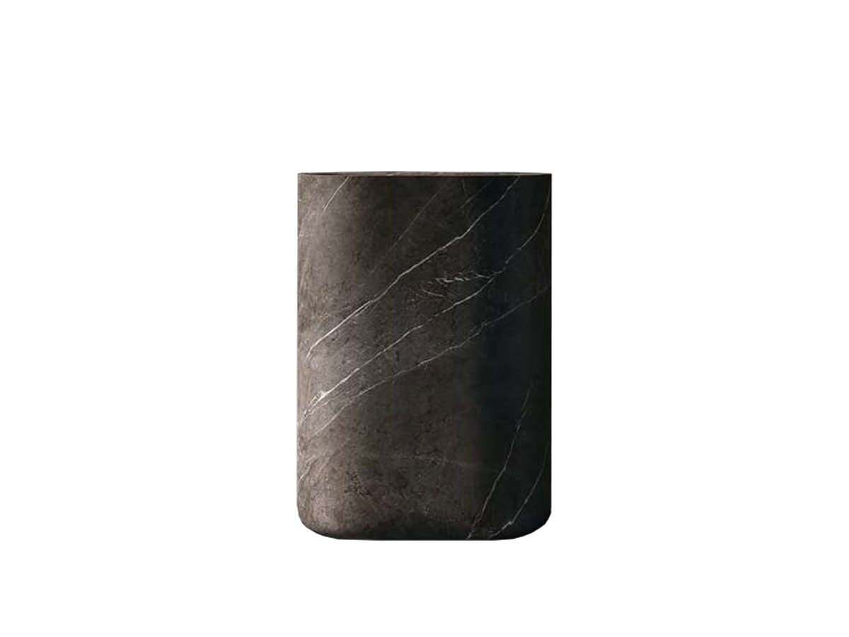 Отдельностоящая раковина Boffi Round Sabbia Stone, на колонне