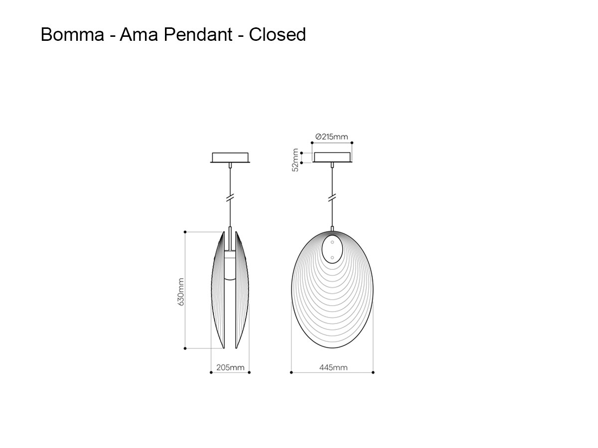 Bomma Ama Collection Suspension Lamp