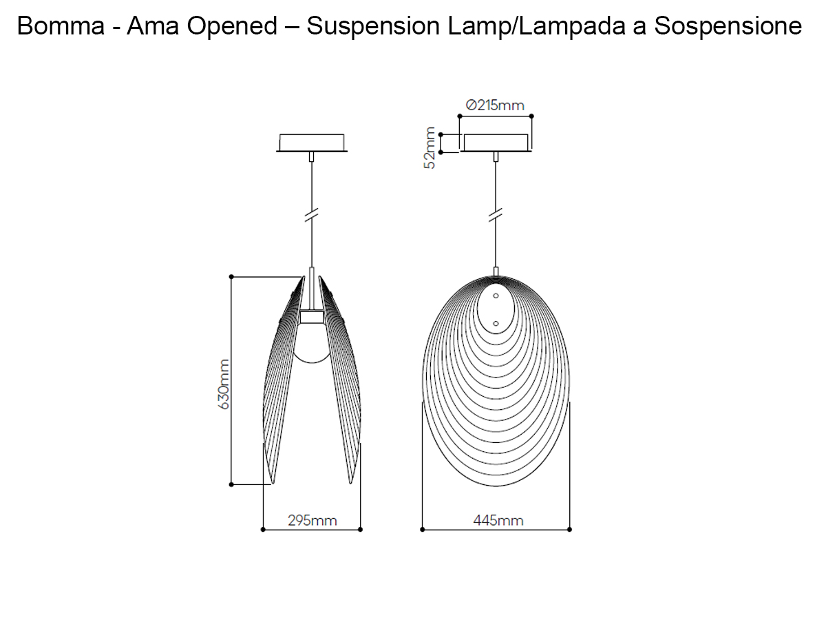 Bomma Ama Collection Suspension Lamp