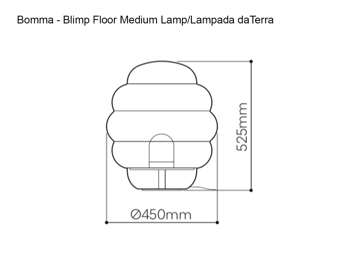 Bomma Blimp Medium Floor Lamp