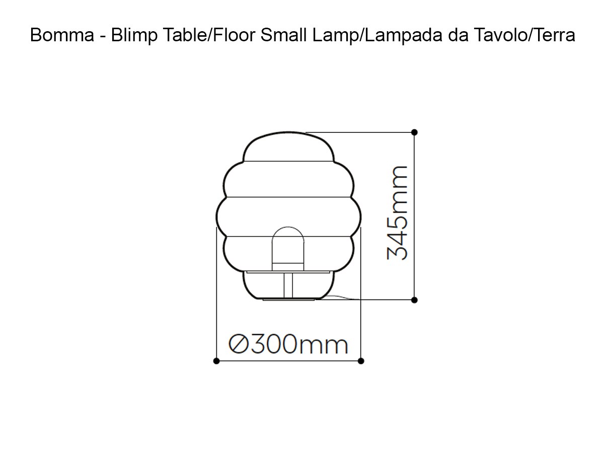 Bomma Blimp Small Table Floor Lamp