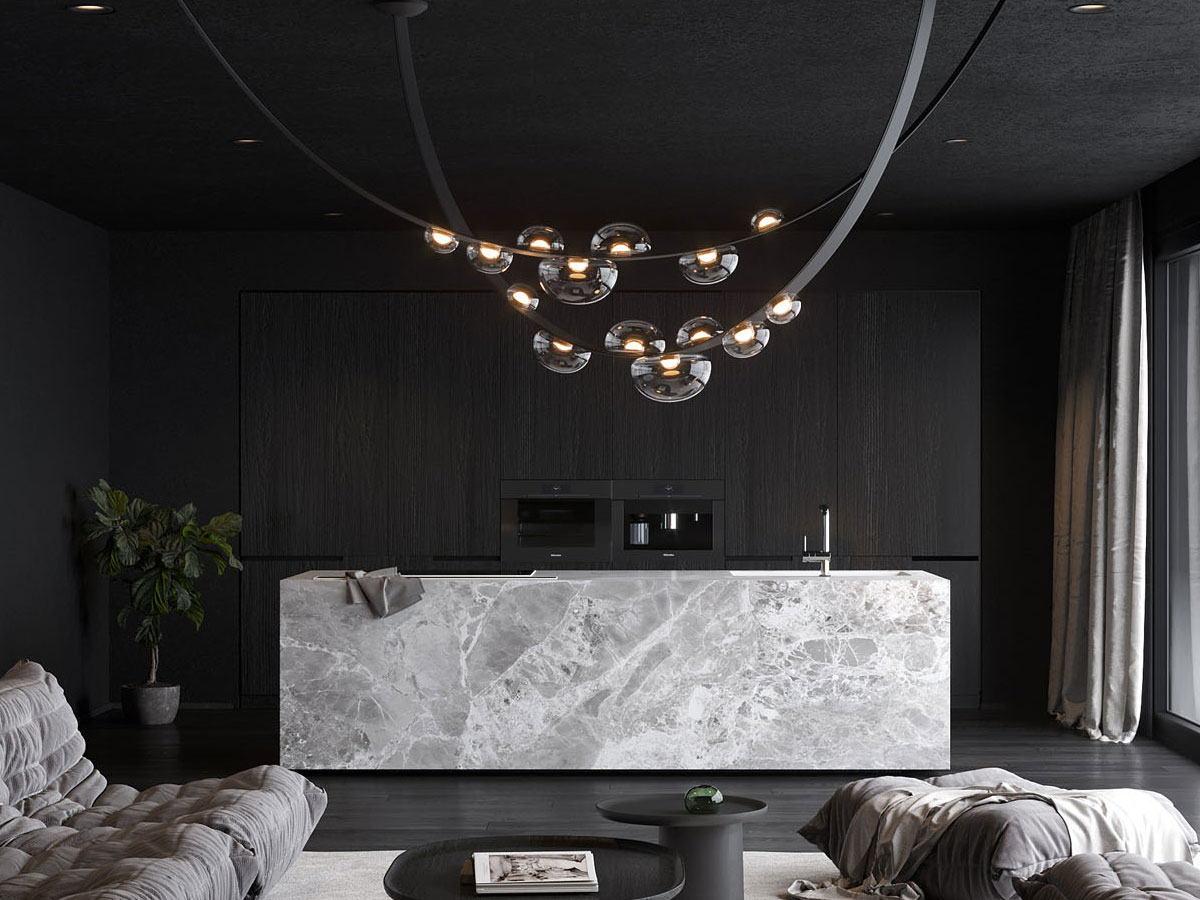 Bomma Dew Drops Vegan Suspension Lamp