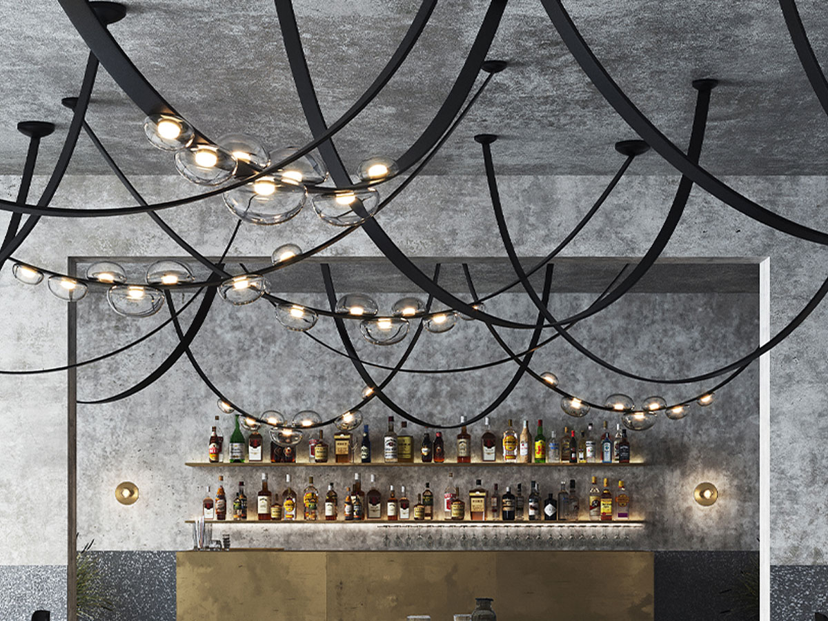 Bomma Dew Drops Vegan Suspension Lamp