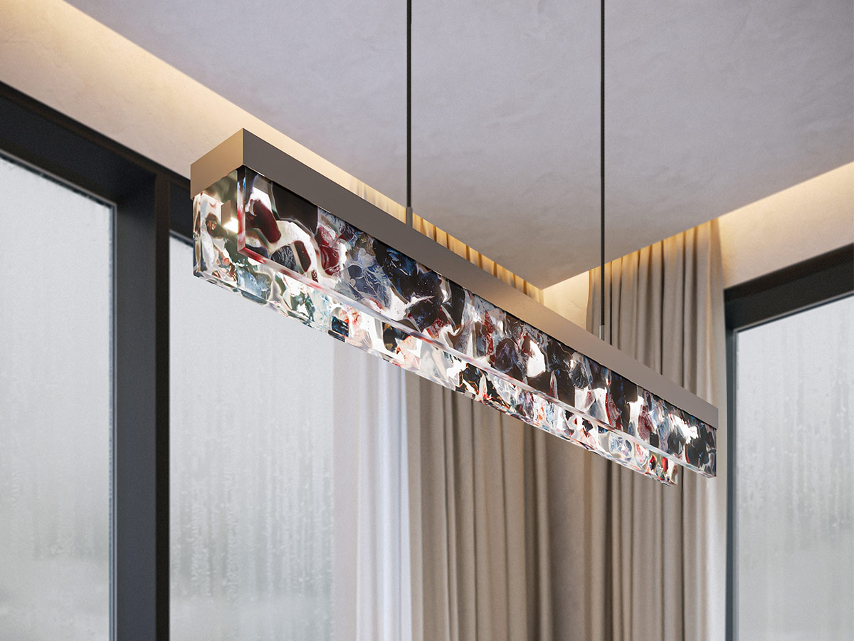 Bomma Fragment Line Suspension Lamp