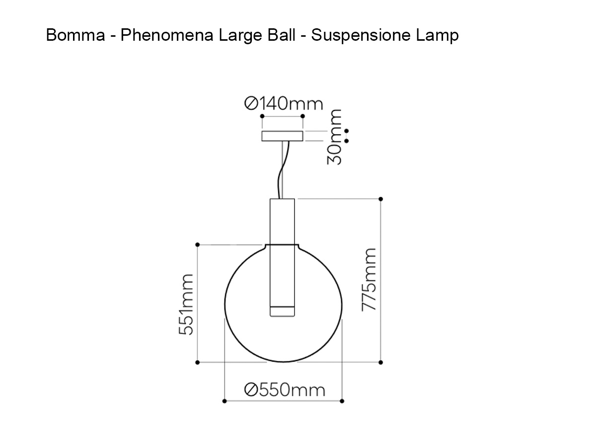 Bomma Phenomena 03 Suspension Lamp