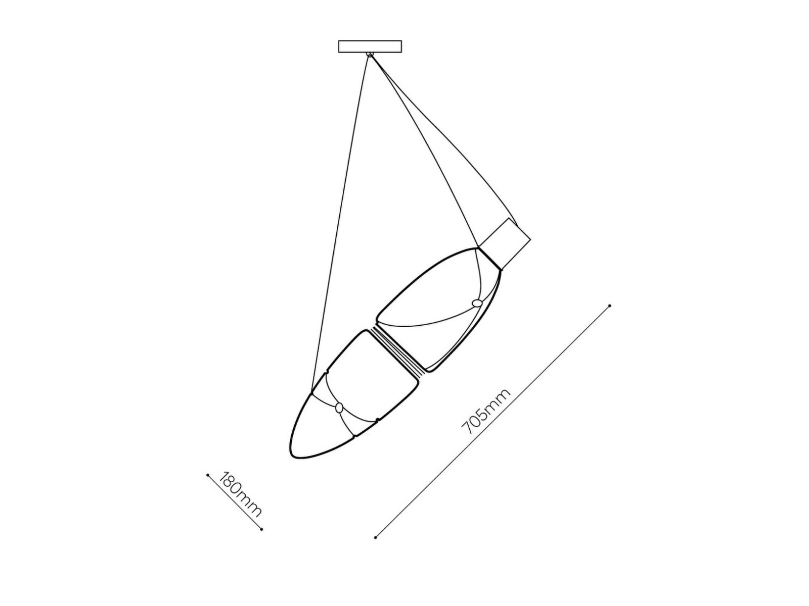 Bomma Shibari 01 Suspension Lamp