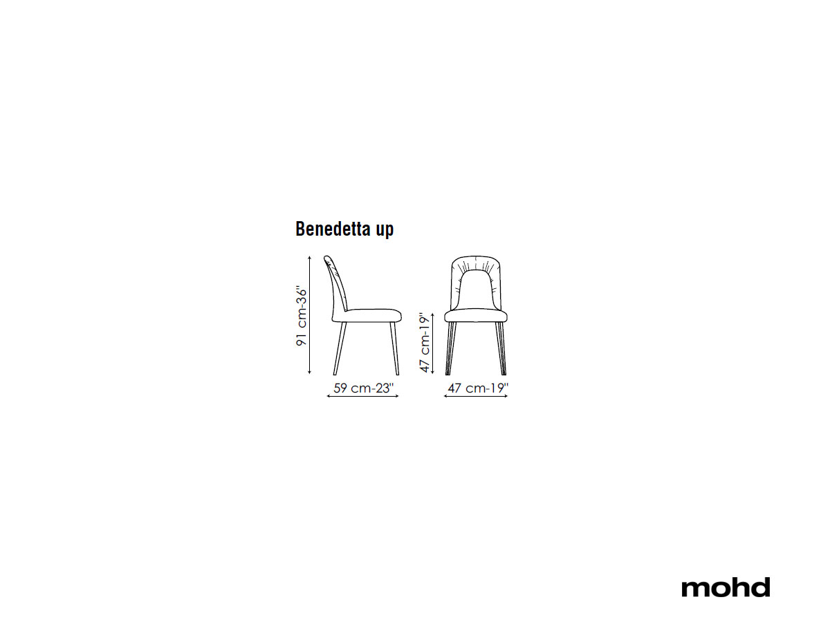 Стул Bonaldo Benedetta Up