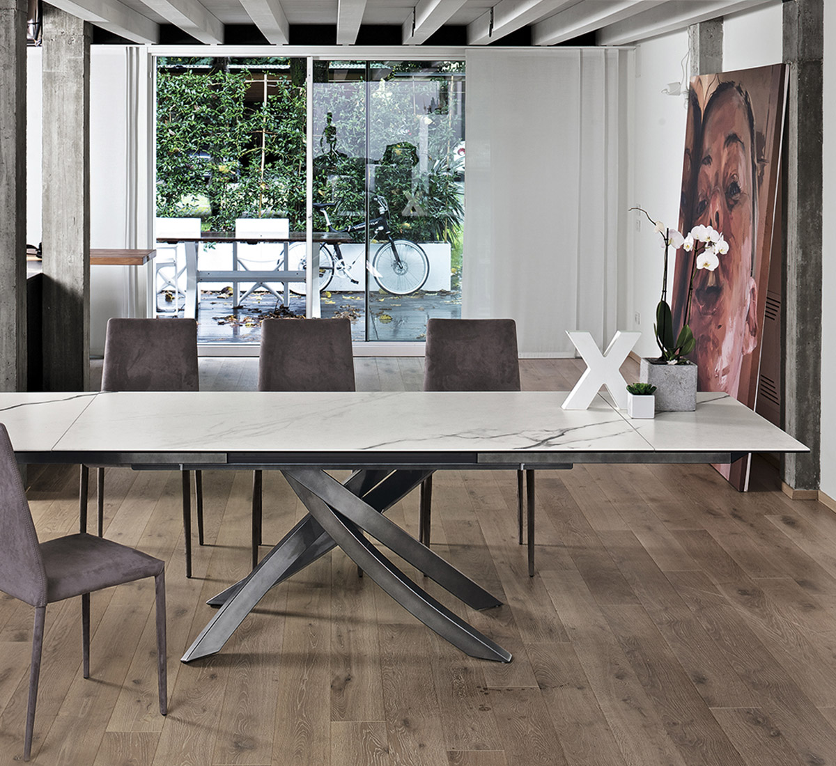 Bontempi Artistico Extendable Table