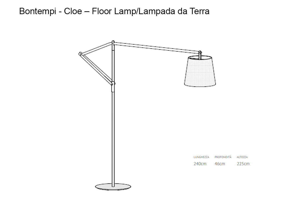 Bontempi Cloe Floor Lamp