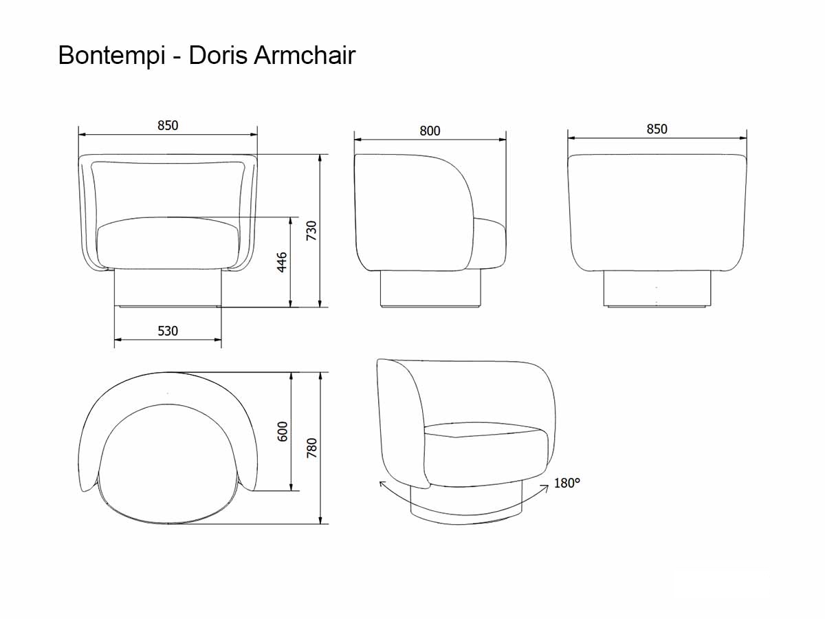 Bontempi Doris Armchair