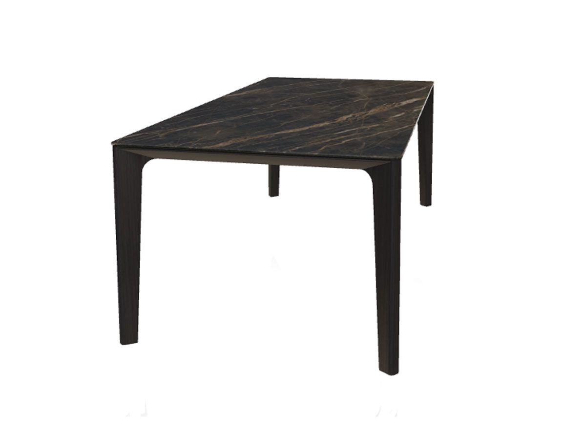 Bontempi Versus Table L 200 Cm Noir Desir Glossy