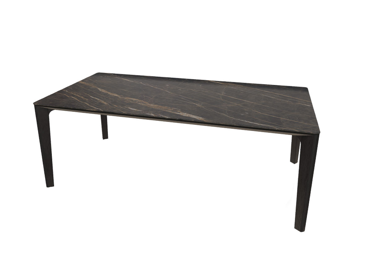Bontempi Versus Table L 200 Cm Noir Desir Glossy