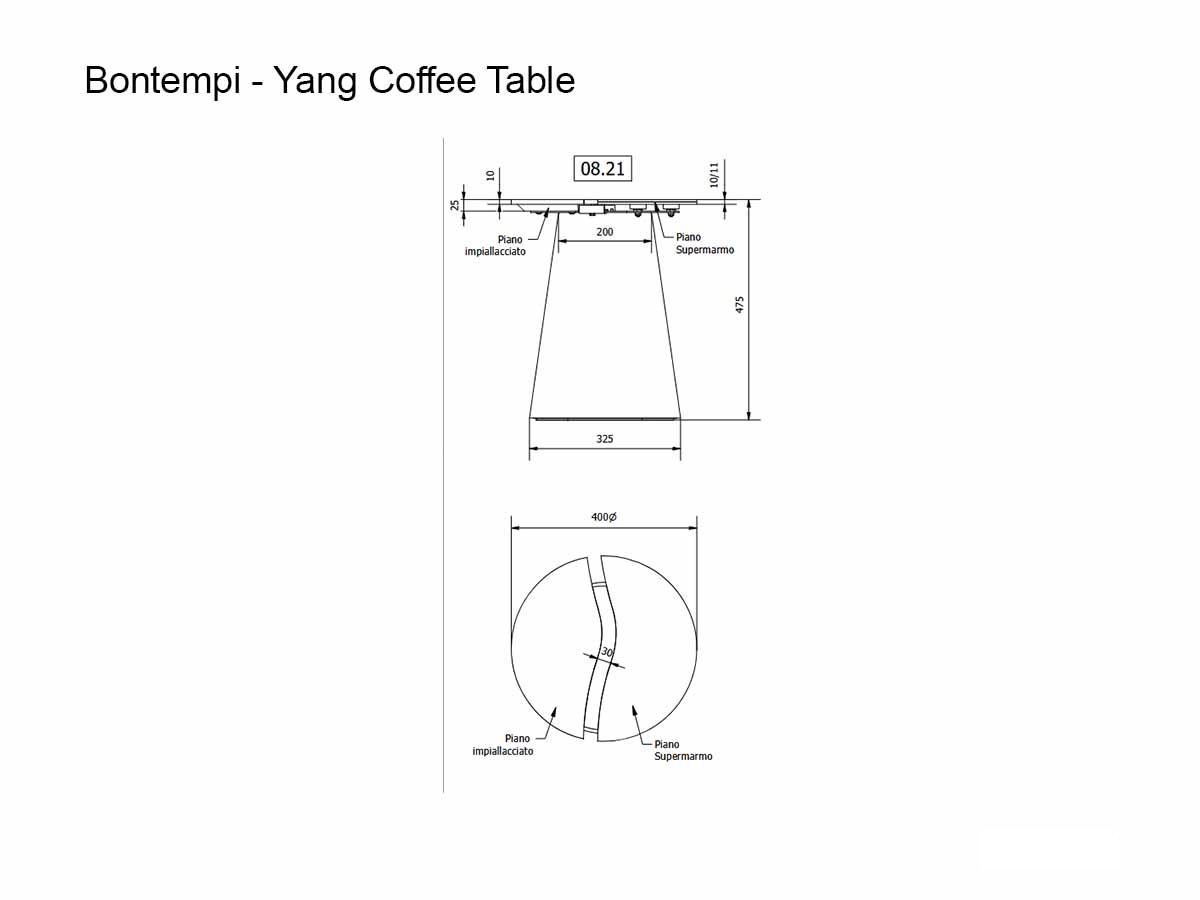 Bontempi Yang Coffee Table