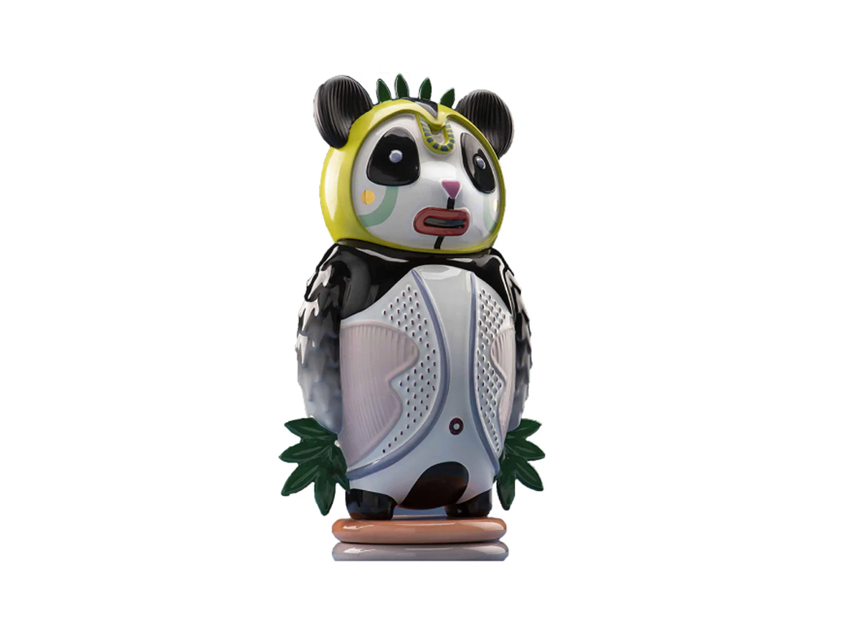 Bosa Bernardo Panda Sculpture Pink