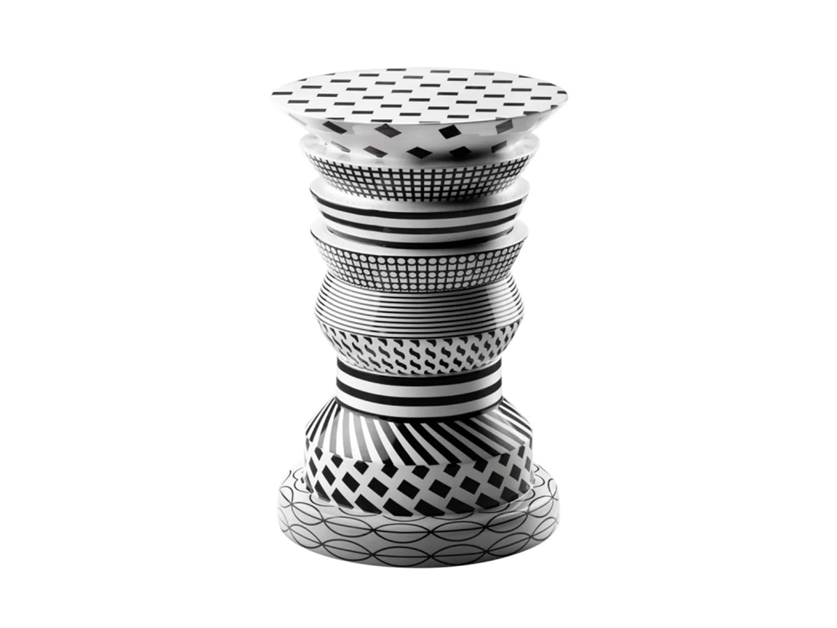 Bosa Bossa Nova Regina Black White Side Table