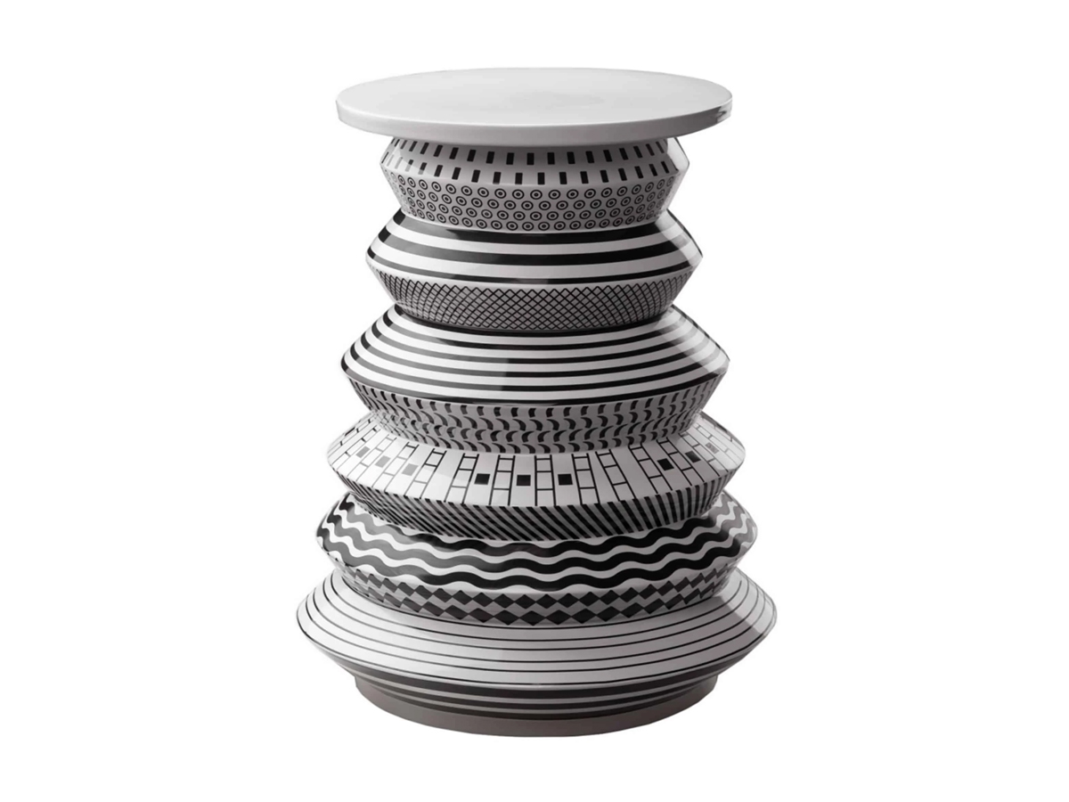 Bosa Bossa Nova Vinicius Black White Side Table