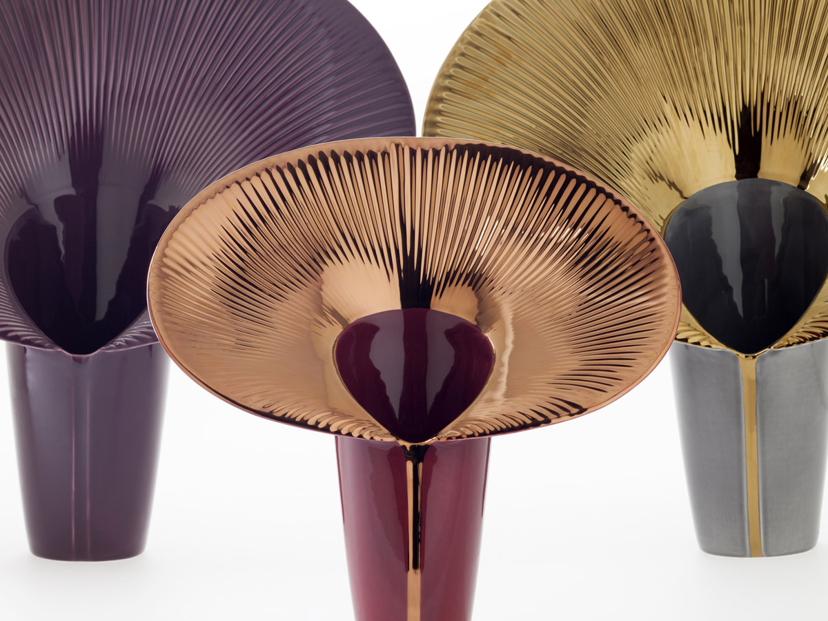 Bosa Fusca Vase Smoke Grey