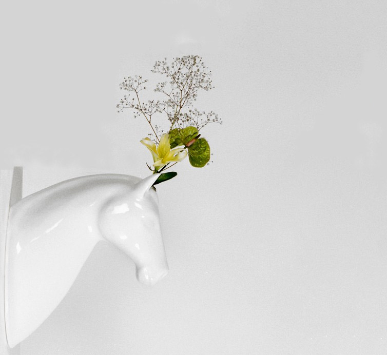 Bosa Horse Sculpture Vase