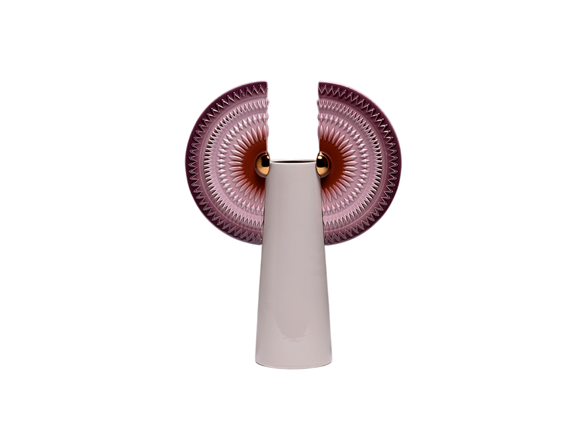 Bosa Oasis Solar Disc Bird Vase Sculpture