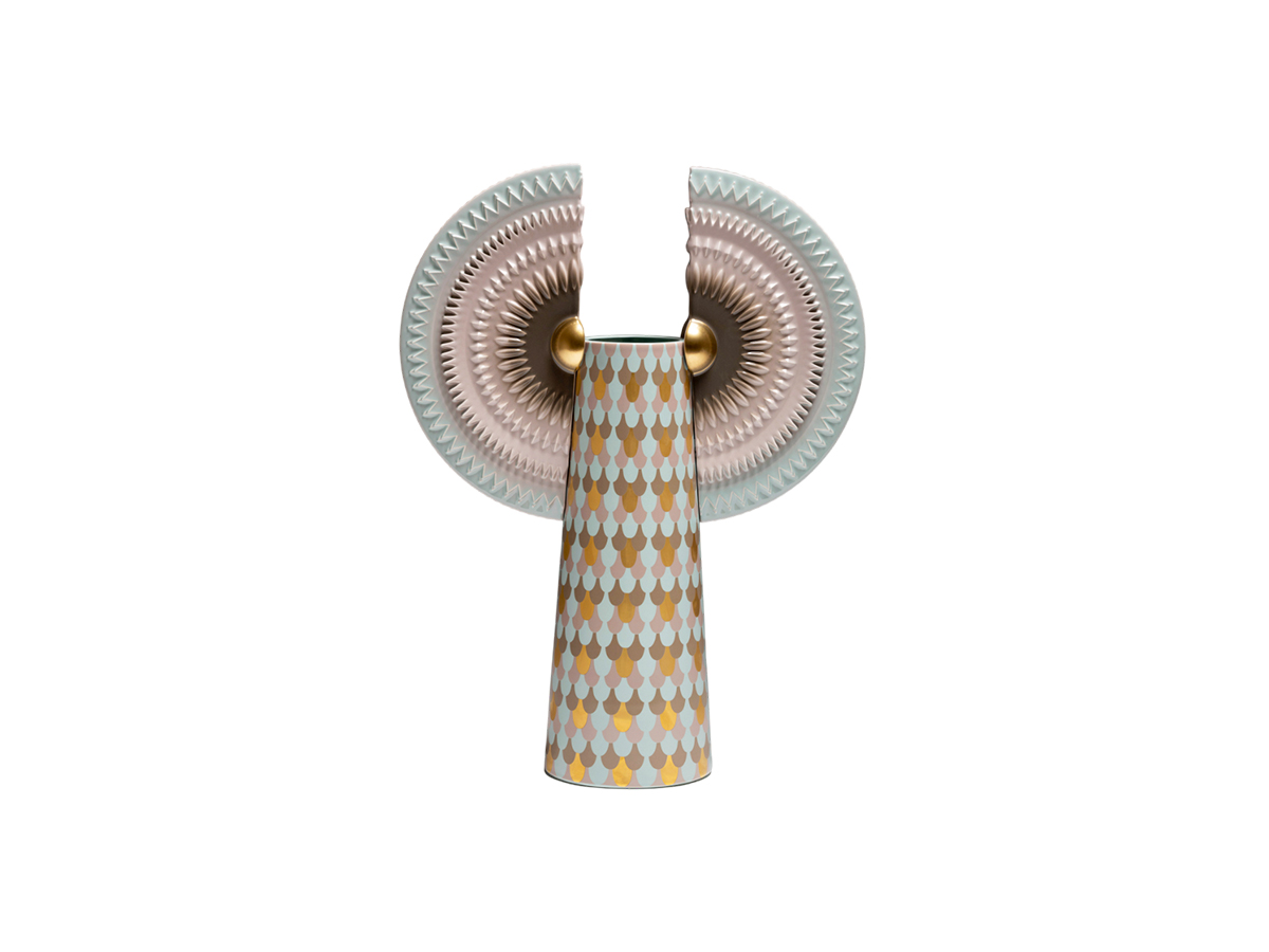 Bosa Oasis Solar Disc Bird Vase Sculpture