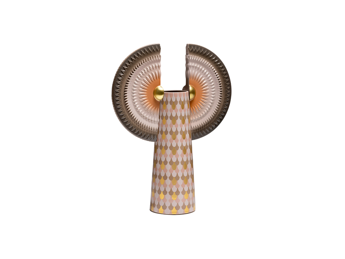 Bosa Oasis Solar Disc Bird Vase Sculpture