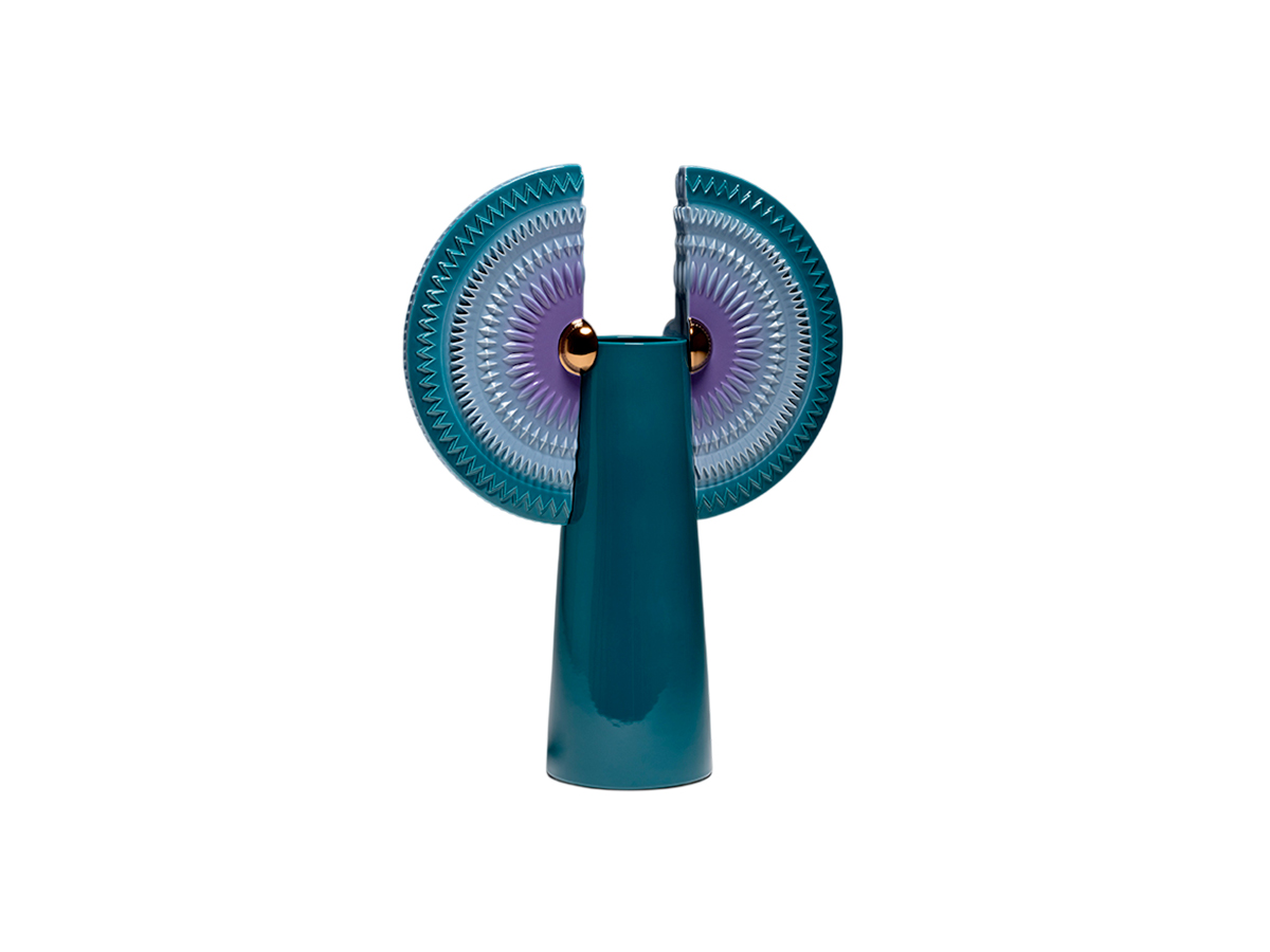 Bosa Oasis Solar Disc Bird Vase Sculpture