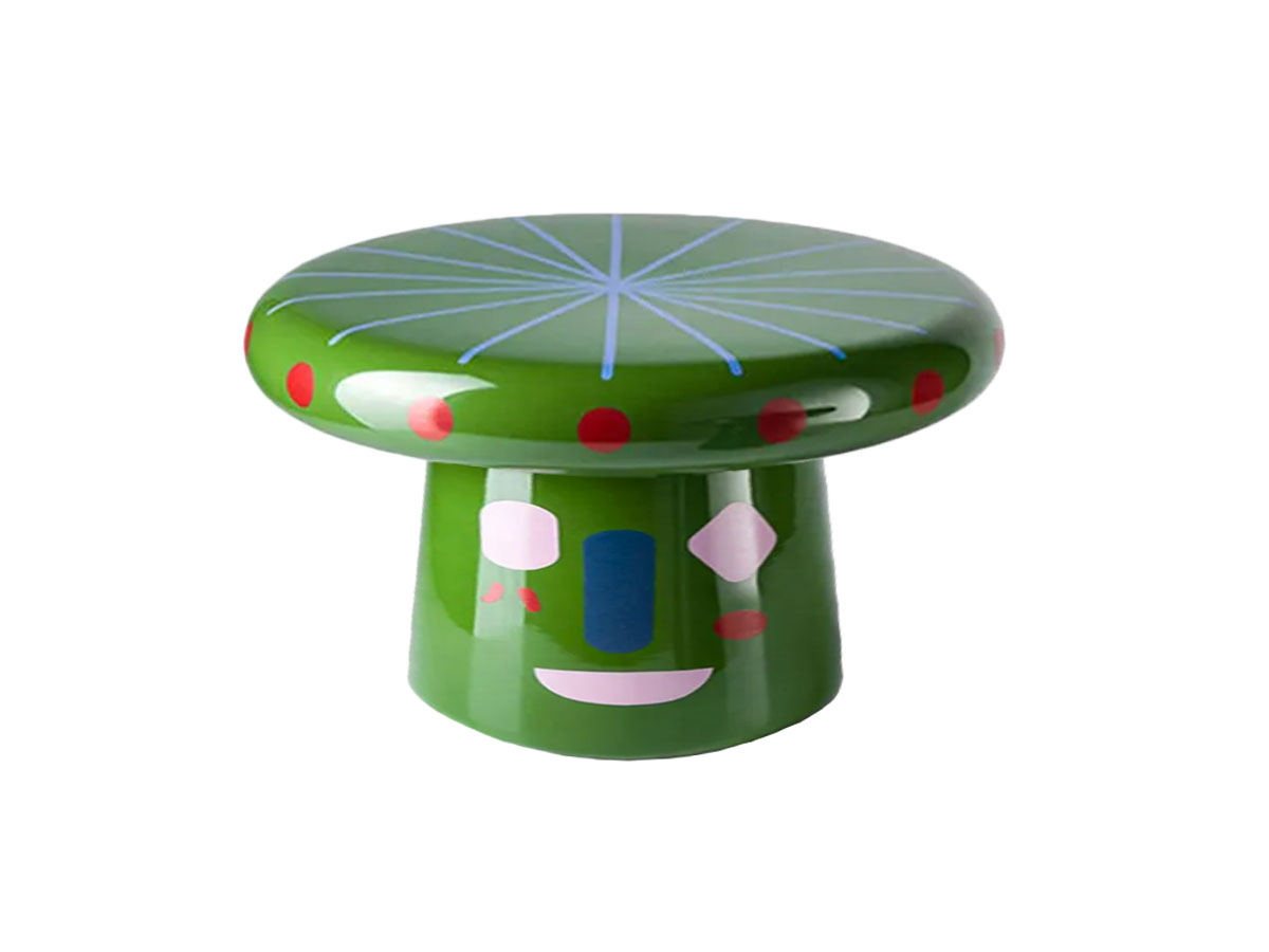Bosa T Table Maxi Glossy Green Pinewood